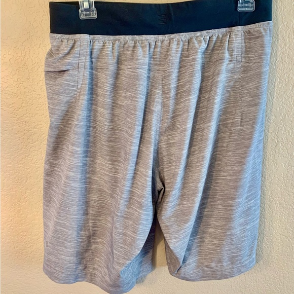 lululemon athletica Other - LuluLemon Men’s Shorts Med Grey w/ Black Elastic Waistband Pockets Drawstring